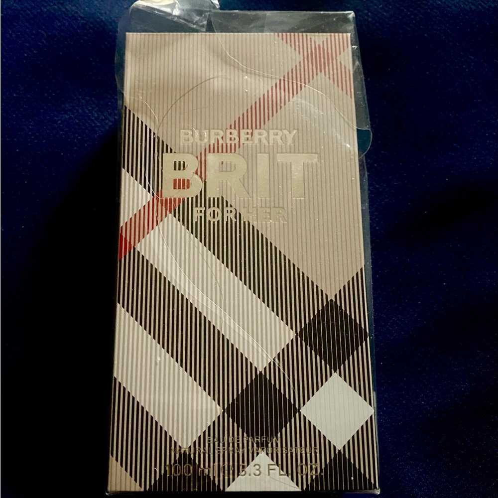 NIB Burberry Brit for Her Fragrance Eau de Parfum EDP 3.3 Fl. Oz. / 100 ml NWT